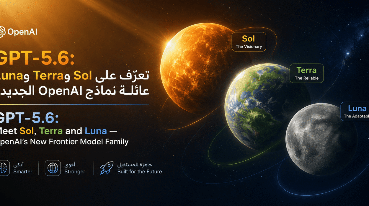 GPT-5.6: تعرّف على Sol وTerra وLuna — عائلة نماذج OpenAI الجديدة GPT-5.6: Meet Sol, Terra and Luna — OpenAI’s New Frontier Model Family